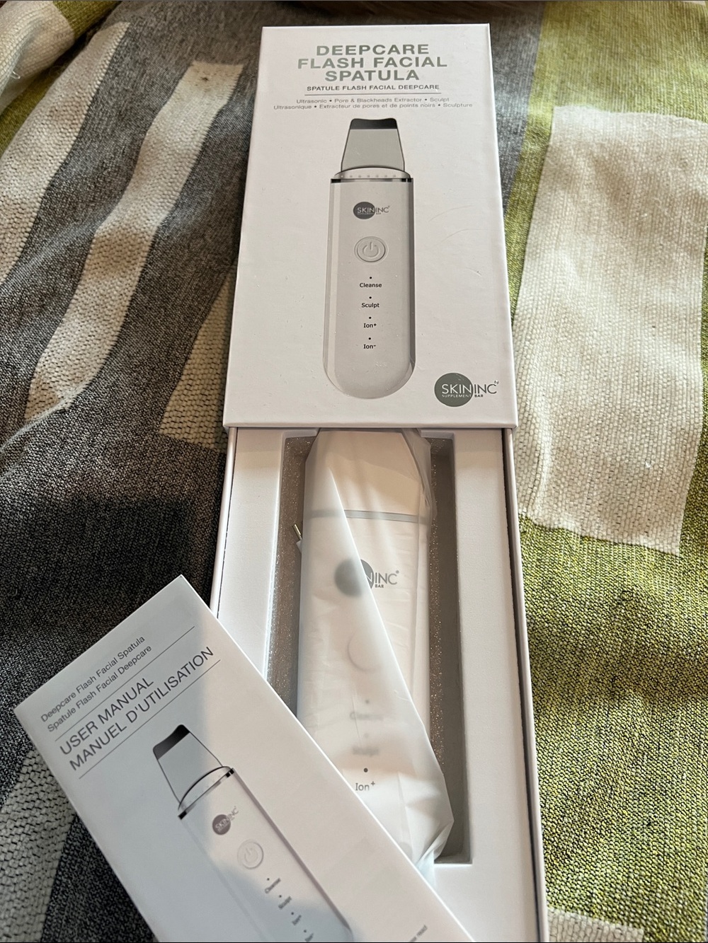 Skin Inc Deepcare Flash Facial Spatula - White